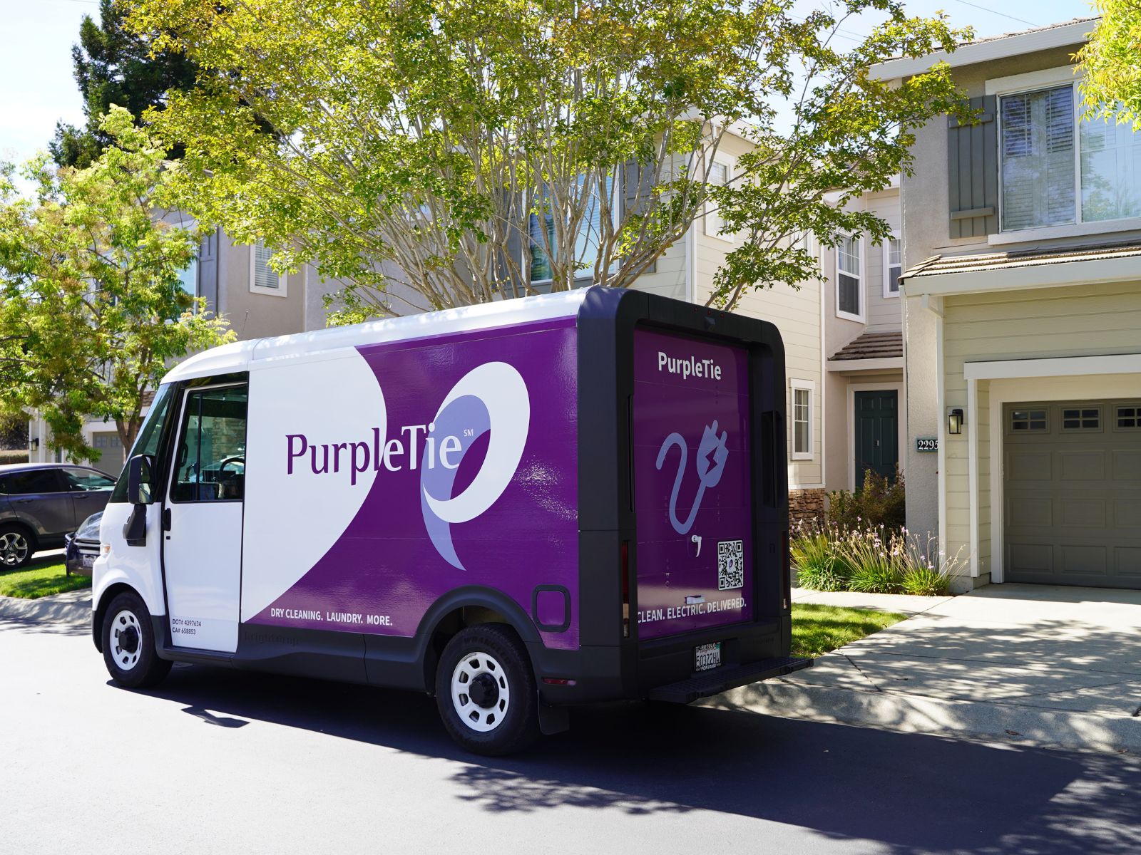 PurpleTie pickup and delivery